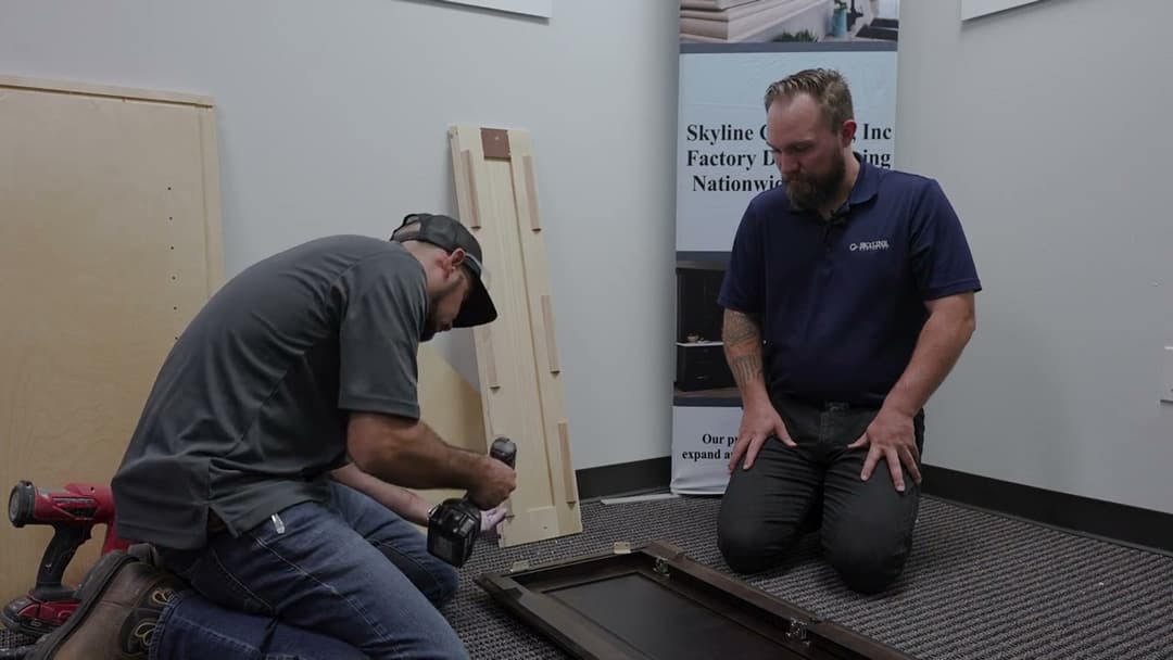 Assembly Video for Diagonal Corner Wall Cabinet
