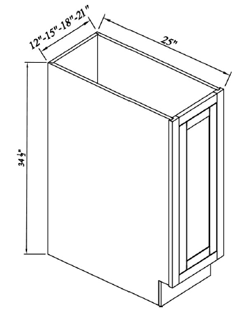 Inset Origami White-B12FHD