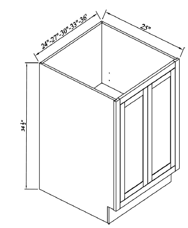 Inset Origami White-B33FHD