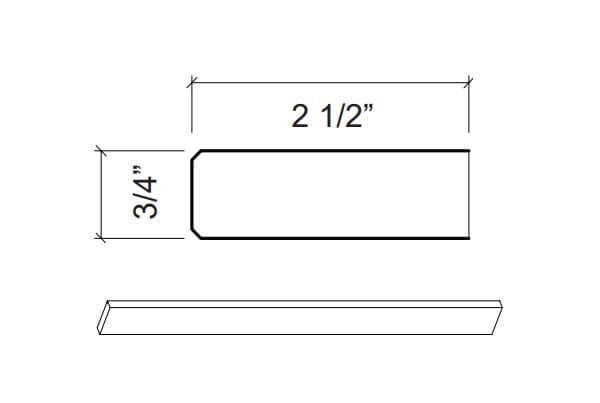Navy Beveled Shaker-BM8