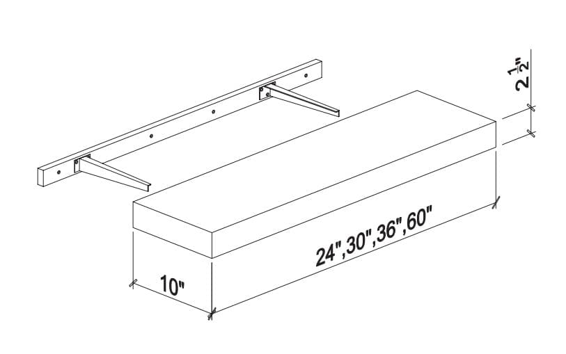 Navy Beveled Shaker-FS60