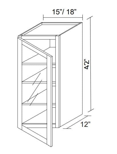 White Beveled Shaker-GDW1542
