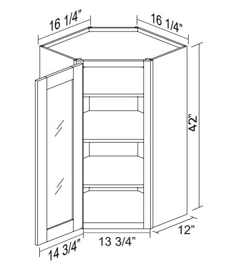 Navy Beveled Shaker-GDWDC2442