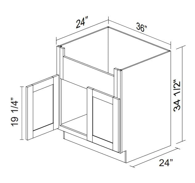 White Oak Shaker-SBF36
