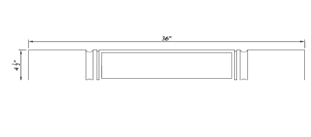 Inset Origami White-SP4.5X36B