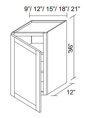 White Oak Shaker-W0936