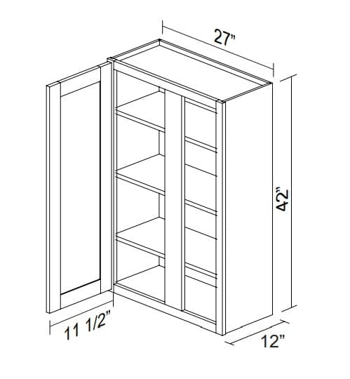 Navy Beveled Shaker-WBC2742
