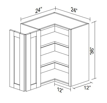 White Beveled Shaker-WCOR2436