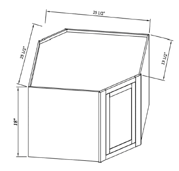 Inset Origami White-WDC2518
