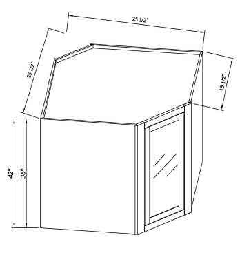 Inset Origami White-WDC2536GD