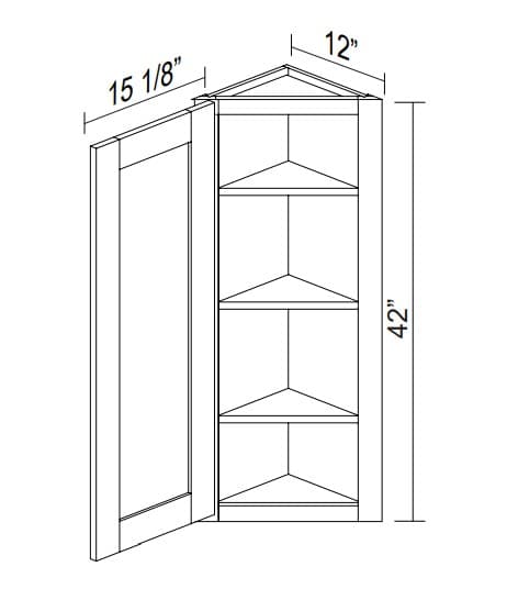 Navy Beveled Shaker-WECA42