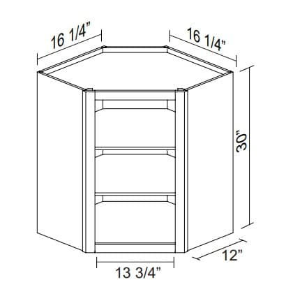 Navy Beveled Shaker-WOCD2430