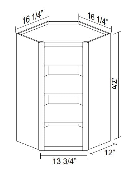 Navy Beveled Shaker-WOCD2442