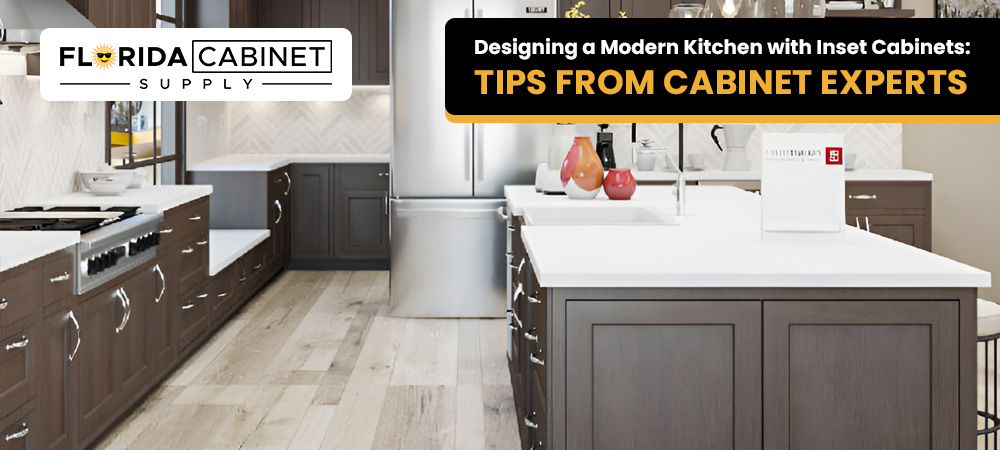 Designing a Modern Kitchen with Inset Cabinets: Tips from Cabinet Experts