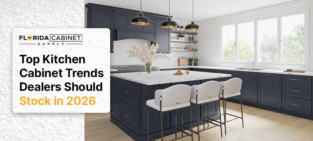Top Kitchen Cabinet Trends to Stock in 2026